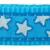Red Dingo Harnais Réglable pour Chien Bleu Etoiles Blanc 54 à 74 cm 25 mm