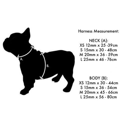 Red Dingo Harnais Réglable pour Chien Bleu Etoiles Blanc 54 à 74 cm 25 mm