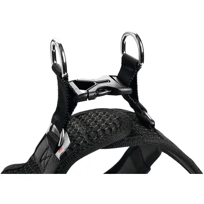 Hunter HILO Comfort Harnais en Maille pour Petit Chien, Anthracite, S Hunter HILO Comfort Harnais en Maille pour Petit Chien, Anthracite, S