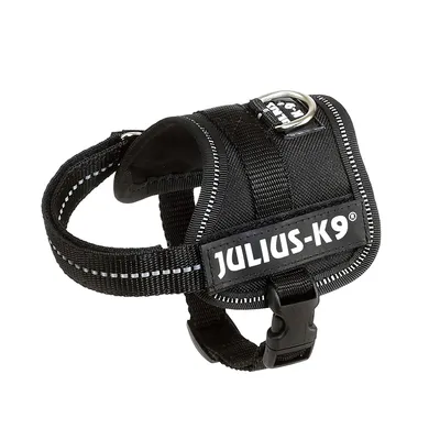 Julius-K9, 162P-BB1, K9-Powergeschirr, Größe: Baby 1, Schwarz Julius-K9, 162P-BB1, K9-Powergeschirr, Größe: Baby 1, Schwarz