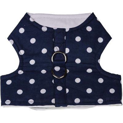 MICHI Pettorina Dots Pupi Harnais Bleu Marine Taille S