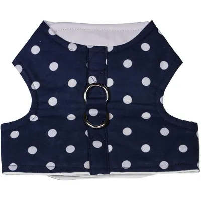 MICHI Pettorina Dots Pupi Harnais Bleu Marine Taille S