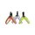 Tre Ponti Easy Fit Fix Neon Harnais pour Chien Orange Taille 2,5