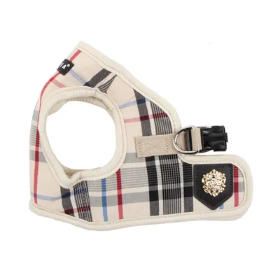 Puppia Junior - Harnais Petit Chien a Carreaux - Gilet Souple - Convient eg Puppia Junior - Harnais Petit Chien a Carreaux - Gilet Souple - Convient eg