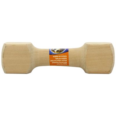 Nobby Jouet Haltère en Bois pour Chien 250 g
