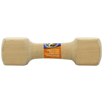 Nobby Jouet Haltère en Bois pour Chien 250 g