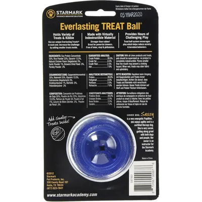 EVERLASTING Jouet pour Chien Jouet pour Chien Balle Diametre 6,5 cm S