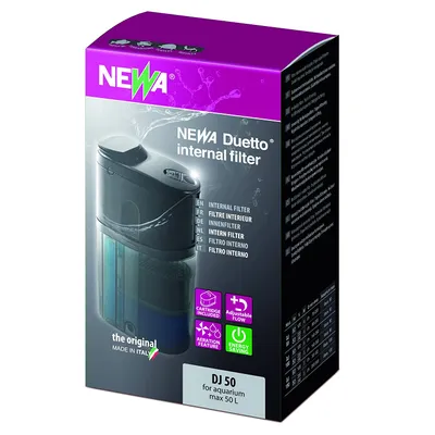 Newa Duetto DJ50 Filtre pour Aquariophilie 80-250 l/h/4 W