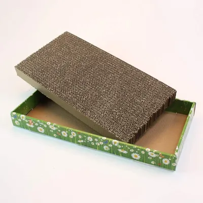 Croci - Arbre a Chat en Carton, 2 Couches Reversibles, avec Pieds Antiderap