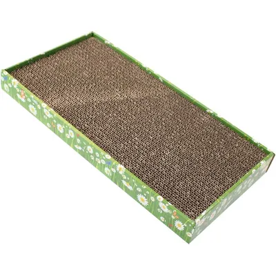 Croci - Arbre a Chat en Carton, 2 Couches Reversibles, avec Pieds Antiderap