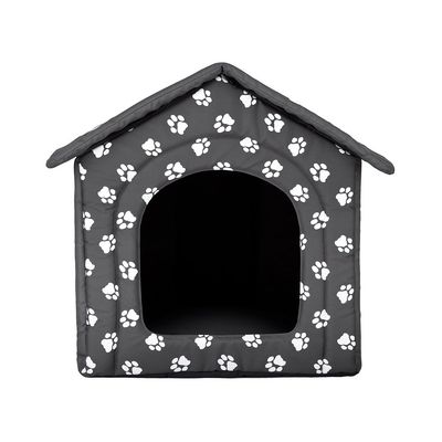 Hobbydog Dog House, gris avec pattes, L