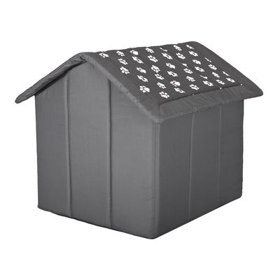 Hobbydog Dog House, gris avec pattes, L