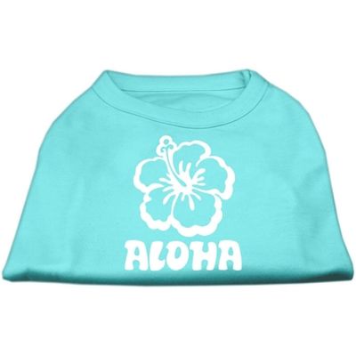 Mirage Aloha T-Shirt imprimé Fleur Aqua Taille S