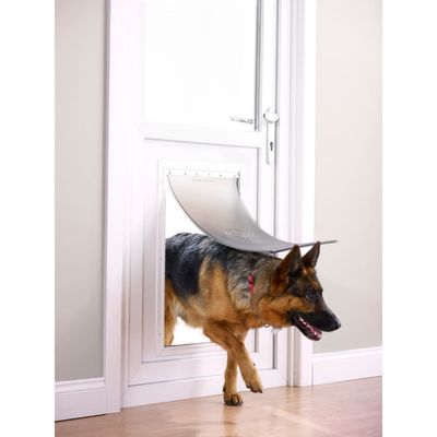 Chatière pour Animaux de Compagnie 600 Aluminium Chiens Multi-taille