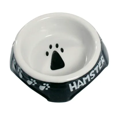Karlie Pottery Bol pour hamster Noir et Blanc