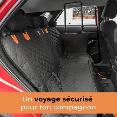 Couverture de Protection pour Voiture - Banquette Arrière et Coffre