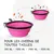 Bol Pliable pour Chiens et Chats - Compact, Silicone Durable, Voyage.