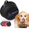 Bol Pliable pour Chiens et Chats - Compact, Silicone Durable, Voyage. Noir 350ml