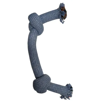 Corde COSMIC 2 nœuds, taille ø 3 cm x 35 cm, jouet pour chien.