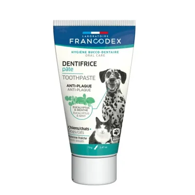 Francodex - Dentifrice Pâte Pour Chiens et Chats Tube de 70g