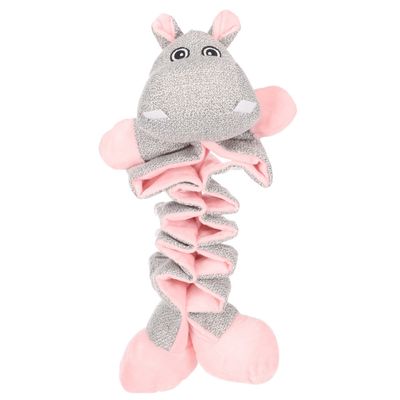 jeux Hippopotame Rose Filsy 34 cm pour Chiot