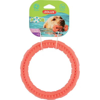 zolux - Jouet anneau Moos TPR flottant ø 17 cm x 3 cm pour chien