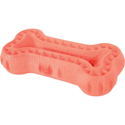 Jouet Os Moos TPR flottant 13 cm x 2.5 cm pour chien