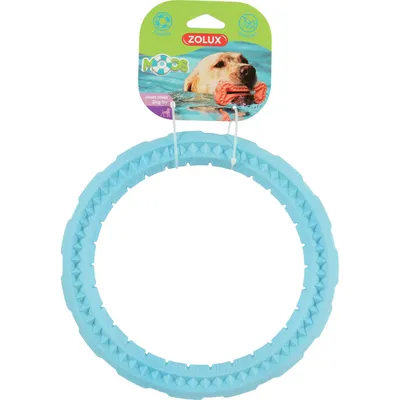 zolux - Jouet anneau Moos TPR flottant  ø 23 cm x 3 cm pour chien