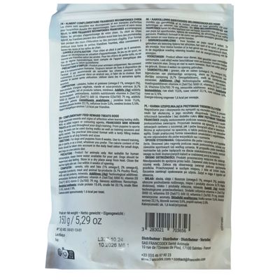 Francodex - Mini friandises récompenses saveur saumon 150 g pour chiens