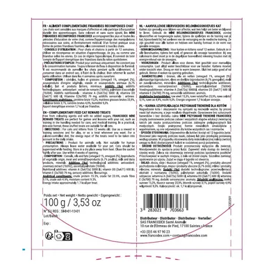 Francodex - Mini friandises récompenses saveur poulet 100 g pour chats
