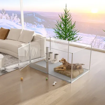 BINGOPAW - Enclos et Caisse de Mise Bas pour chien