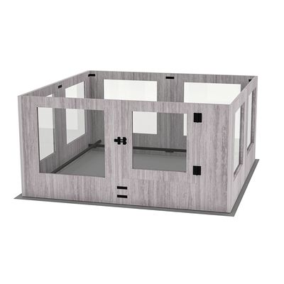 BINGOPAW Parc pour Chien  avec un Tapis   Caisse de Mise Bas