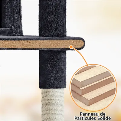 Yaheetech Arbre à Chat Stable