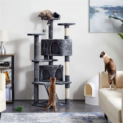 Kratzbaum Katzenbaum Stabiler Katzenkratzbaum Katzenmöbel 158 cm