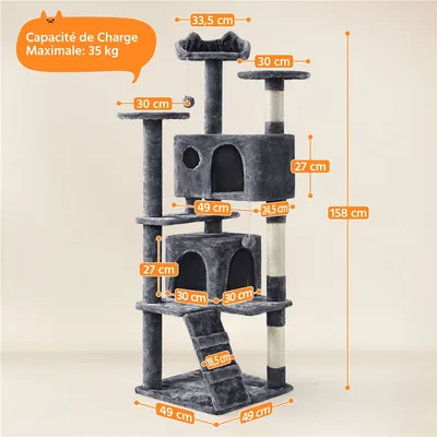 Yaheetech Arbre à Chat Design Adorable