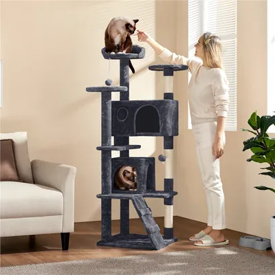 Kratzbaum Katzenbaum Stabiler Katzenkratzbaum Katzenmöbel 158 cm
