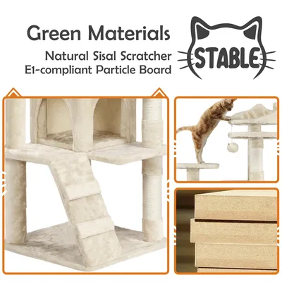 Yaheetech Arbre à Chat Multiniveau