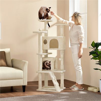Kratzbaum Katzenbaum Stabiler Katzenkratzbaum Katzenmöbel 158 cm
