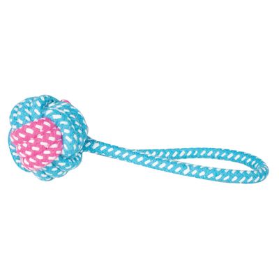 Doogy Jouet corde balle avec anse : 18 cm