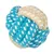 Doogy Balle Corde bleu et beige : 5 cm Doogy Balle Corde bleu et beige : 5 cm