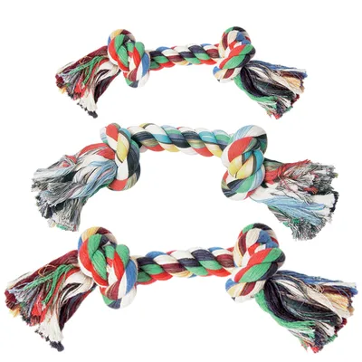 Idealdog Corde à 2 nœuds pour chien