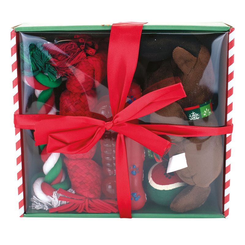Doogy Lot de 6 jouets de noël pour chien