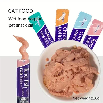 MCBOSON 60 sachets de nourriture humide pour chat MCBOSON 60 sachets de nourriture humide pour chat