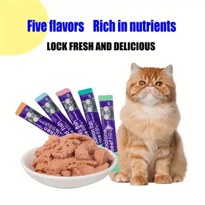 MCBOSON  60 sachets de nourriture humide pour chat