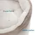 MCBOSON 63 cm Braun – Rundes Heizkissen, Katzenbett