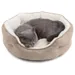 MCBOSON 63 cm Braun – Rundes Heizkissen, Katzenbett