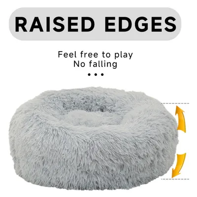 MCBOSON Lit pour chat en peluche Confort