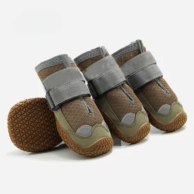 MCBOSON Chaussures de protection  pour chienBandes réfléchissantes