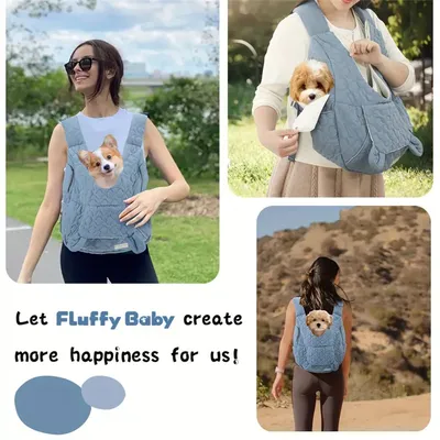 MCBOSON Sac de transport matelassé pour chien