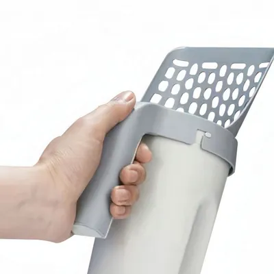 MCBOSON  Pelle à litière pour chat avec poubelle